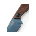 Benchmade 203BT-03 Dacian Spear Point Knife  Brwn Canvas Micarta