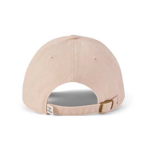 Life is Good Three Stripe Flag Chill Cap Birch White