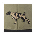 Life is Good Pointer Dog Trucker Hat  Moss Green