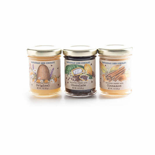 Savannah Bee Holiday Whipped Honey Sample Set