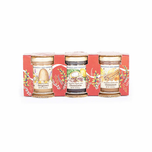 Savannah Bee Holiday Whipped Honey Sample Set