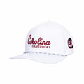 University of South Carolina Rope Snapback Caddy Hat White