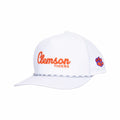 Clemson University Rope Snapback Caddy Hat White