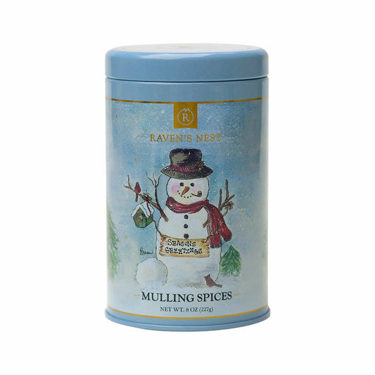 Mulling Spices Snowman Keepsake Tin