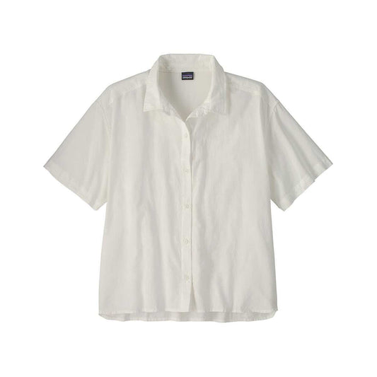 Patagonia Women's Lightweight A/C Short Sleeve Shirt Windowpane White