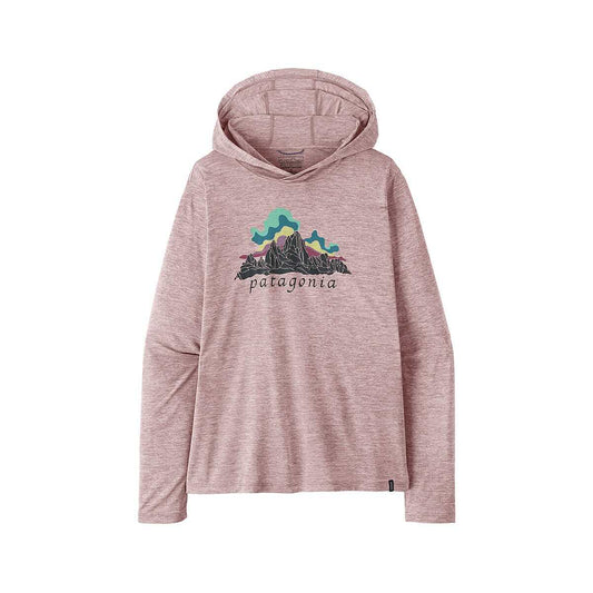 Patagonia Women's Capilene Cool Daily Hoody - Fitz Roy Nimbus Quiet Violet