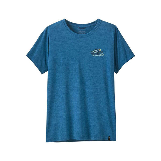 Patagonia Women's Capilene Cool Daily Shirt - Trailcheck  Light Aquatic Blue