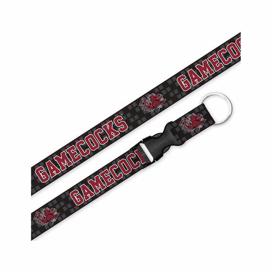 Jardine University of South Carolina Gamecocks Buckle Lanyard Black