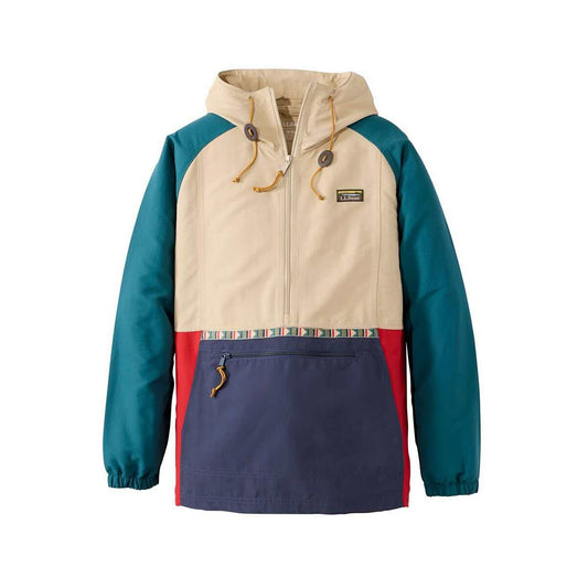 L.L.Bean Men's Multi-Color Mountain Classic Anorak Ltkak Dkstl Gry