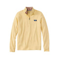 L.L.Bean Men's Comfort Stretch Performance Piqué Quarter-Zip Pullover Pale Gold