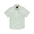 Howler Brothers Men's H Bar B Short Sleeve Snapshirt  Hibiscus Mint