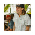 Howler Brothers Men's H Bar B Short Sleeve Snapshirt  Hibiscus Mint