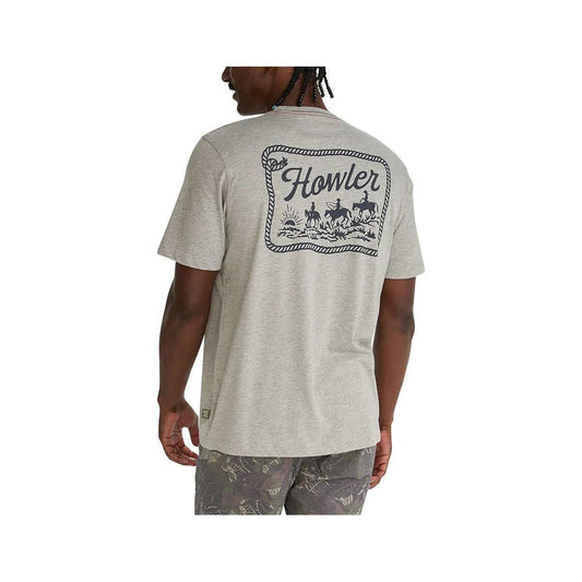 Howler Brothers Men's Howler Posse Blended Short Sleeve T-Shirt Howlerposse Grey