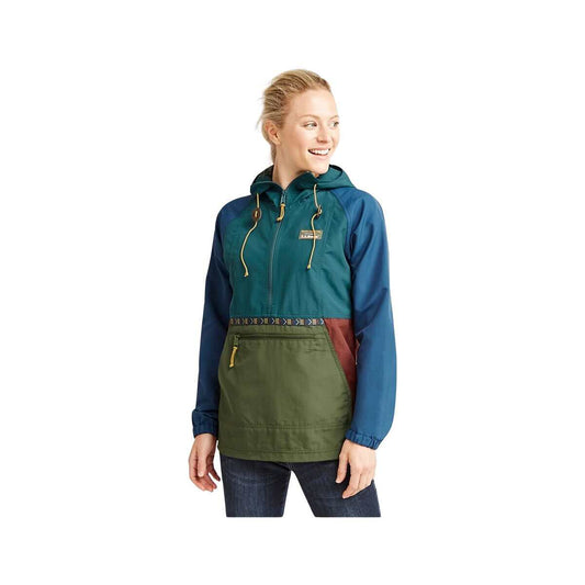 L.L.Bean Women's Multi-Color Mountain Classic Anorak Oysterblue