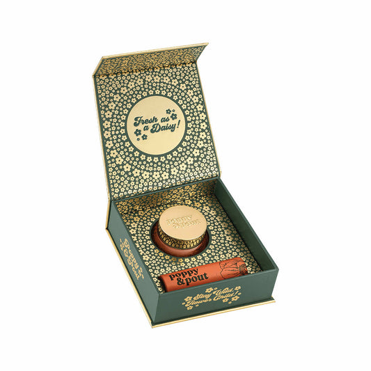 Poppy & Pout Pomegranate Peach Lip Care Duo Gift Set