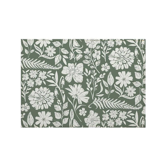 Flower Fest Luxurious Vegan Leather Placemat