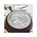 Lodge USA Icons Cast Iron Skillet - 10.25 Inches