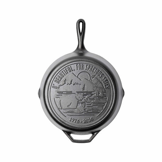 Lodge USA Icons Cast Iron Skillet - 10.25 Inches
