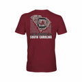 Eat More Tees Gamecocks Saturday in South Carolina Short Sleeve T-Shirt Garnet