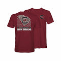 Eat More Tees Gamecocks Saturday in South Carolina Short Sleeve T-Shirt  Garnet