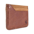 Patina Leather Front Pocket Wallet  Patina Brown
