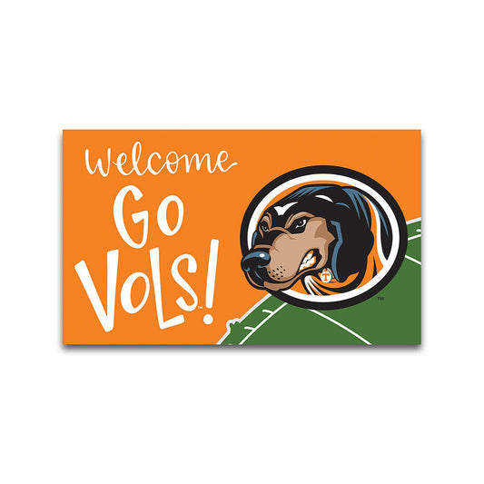 Go Vols Collegiate Door Mat