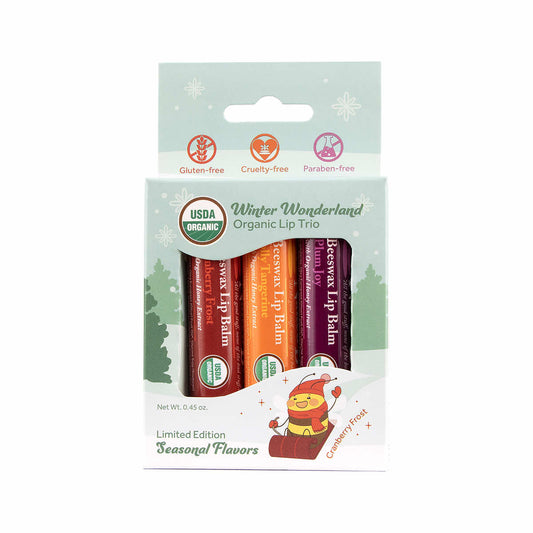 Winter Wonderland Organic Lip Balm Set