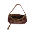Joy Susan Courduroy Hallie Hobo Bag  Wine