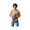 Joy Susan Effie Faux Suede Hobo Handbag Pecan
