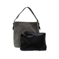 Joy Susan Rich Faux Suede Hobo Handbag Shadow
