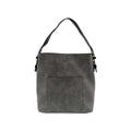 Joy Susan Rich Faux Suede Hobo Handbag  Shadow