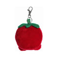 Aurora World Juicy Strawberry Palm Pals Clip On Plush Keychain