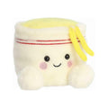 Aurora World Dashi Cup Noodles Palm Pal Plush Toy - 5 Inch  Natural