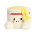 Aurora World Dashi Cup Noodles Palm Pal Plush Toy - 5 Inch  Natural