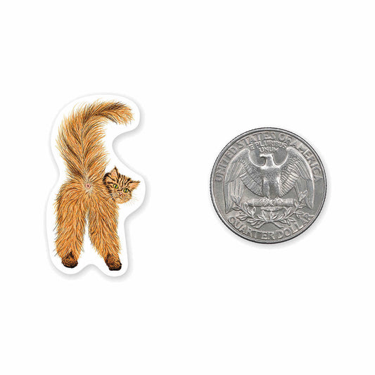 Mini Cat Butt Sticker