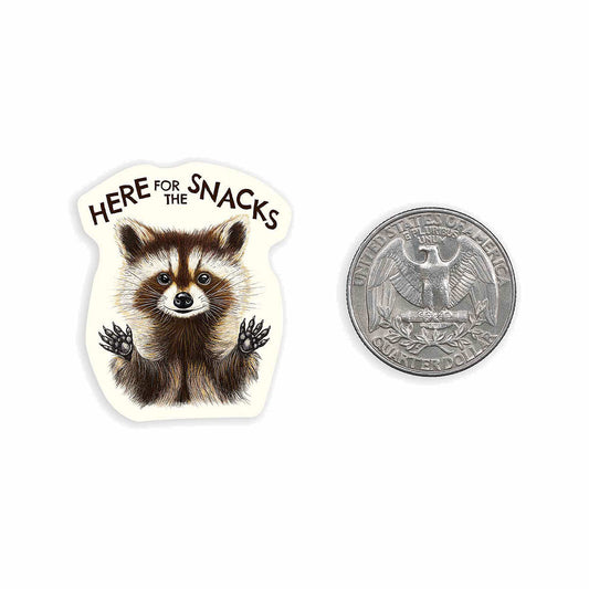 Mini Here For The Snacks Sticker