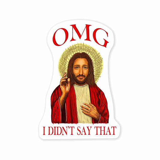 OMG Jesus Sticker