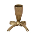 Hand-Forged Iron Bow Shaped Taper Holder