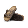 Birkenstock Women's Granada Birkibuc Sandals - Regular  Mocha