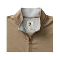 Duck Head Men's Dunmore Quarter- Zip Long Sleeve Pullover  Clay Heather