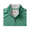 Duck Head Men's Dunmore Quarter- Zip Long Sleeve Pullover  Aspen Green Htr