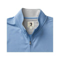 Duck Head Men's Dunmore Quarter- Zip Long Sleeve Pullover  Serinity Blue Htr