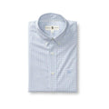 Duck Head Men's Joiner Plaid Performance Poplin Sport Shirt  Midnight Teal