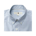 Duck Head Men's Joiner Plaid Performance Poplin Sport Shirt  Midnight Teal