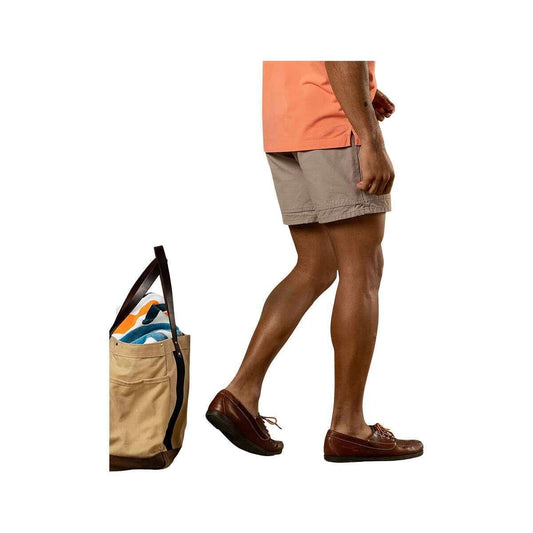 Duck Head Men's Garment Dyed Duck Canvas Shorts  Taupe