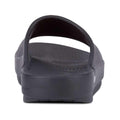 OOFOS Women's OOahh Luxe Slide Sandals, Black, alternate view 3