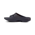 OOFOS Women's OOahh Luxe Slide Sandals, Black, alternate view 4