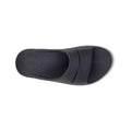OOFOS Women's OOahh Luxe Slide Sandals, Black, alternate view 5