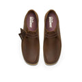 Clarks Of England Men's Wallabe Leather Moccasin Shoes, Beeswax, alternate view 4