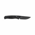 255L Medal Folding Knife  Black Micarta